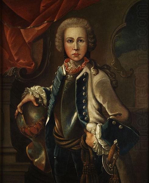 Johann Michael Franz Portrait of a young nobleman china oil painting image